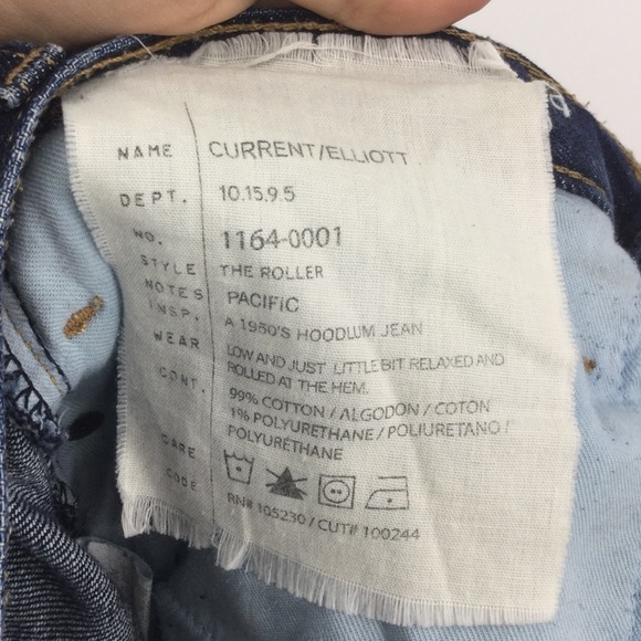 Current/Elliott Roller Pacific Jeans Raw hem 23 - Picture 6 of 7
